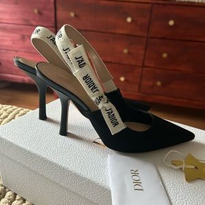 J’Adior Black Singback Pumps, Dior